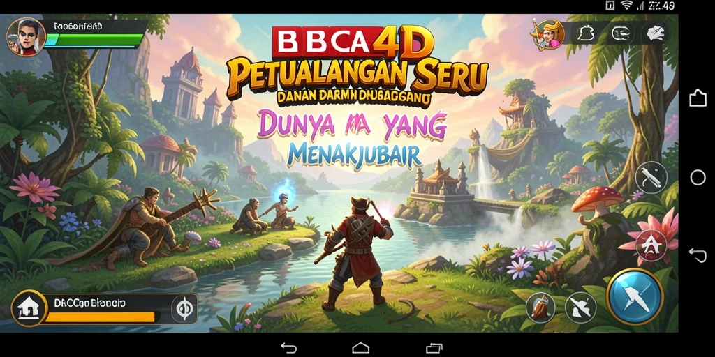 Screenshot gameplay BBCA4D menunjukkan petualangan epik yang mendebarkan.