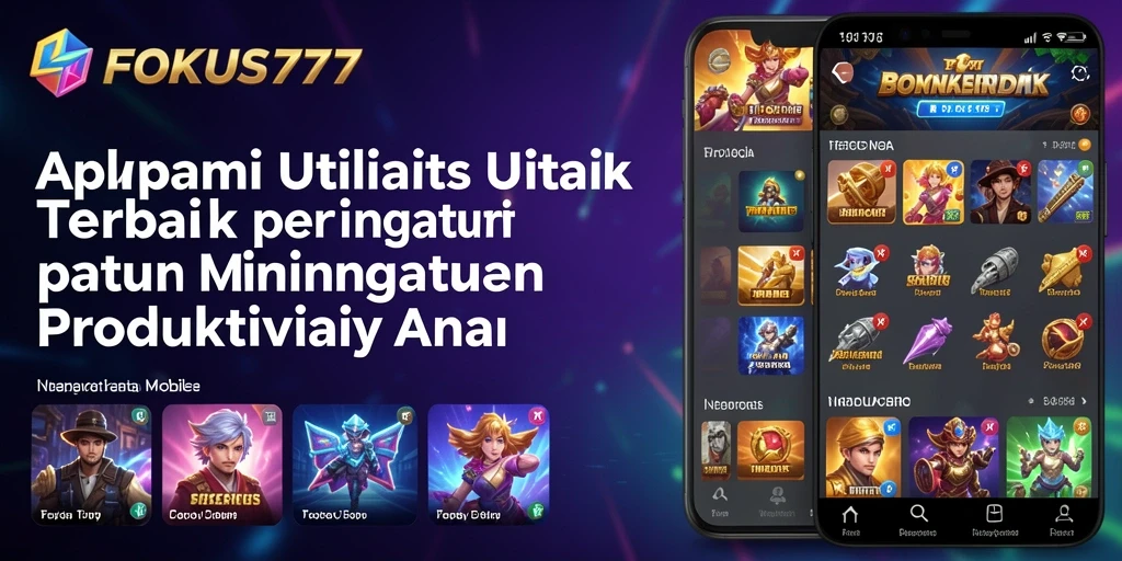 Tampilan antarmuka pengguna FOKUS777 yang intuitif dan bersih.