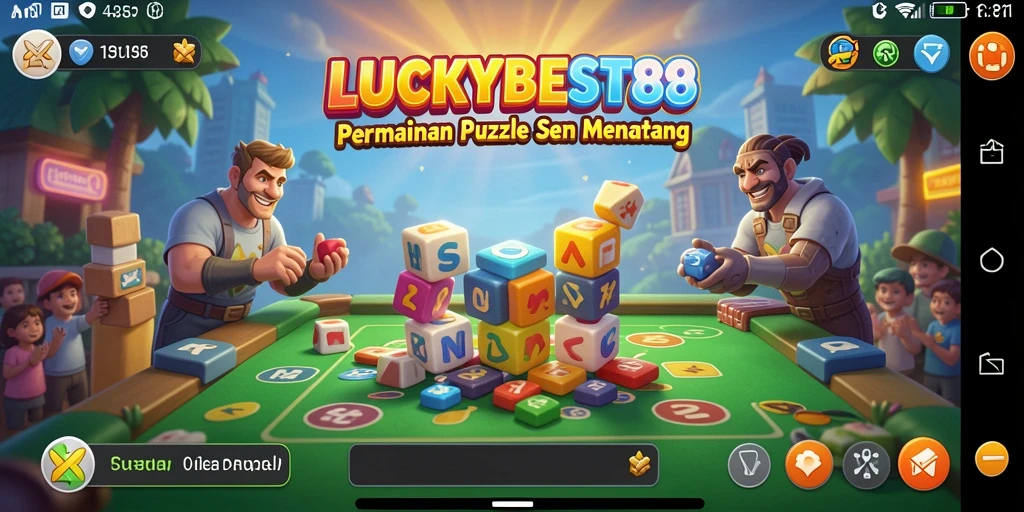 Tampilan gameplay seru dari LUCKYBEST88 dengan berbagai teka-teki menantang.