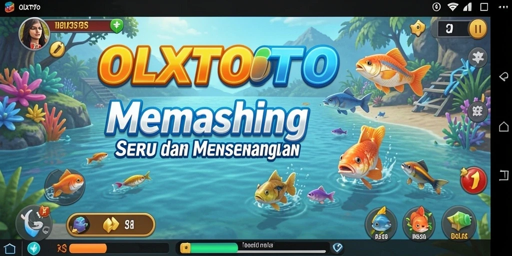 Gameplay OLXTOTO menampilkan pengalaman memancing yang memukau dan seru.