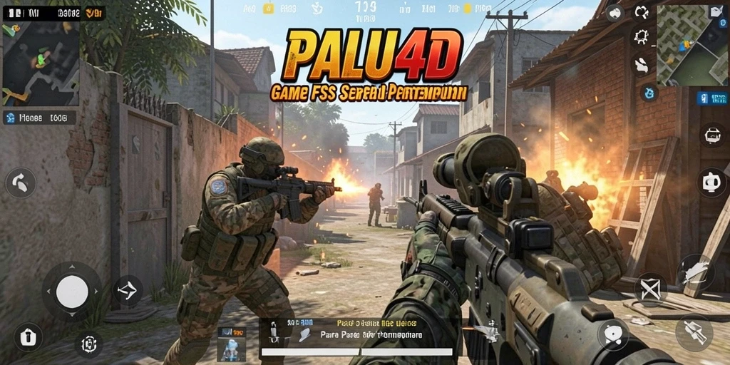Screenshot gameplay PALU4D yang menampilkan pertempuran yang mendebarkan.