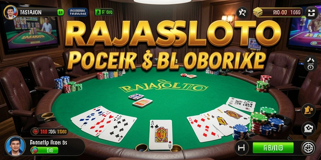 Gameplay menarik dari permainan poker di RAJASLOTO.