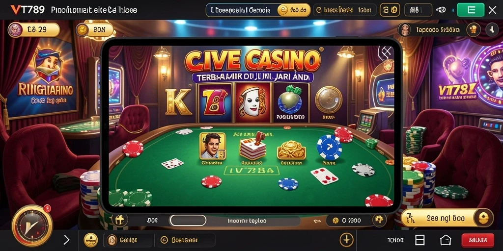 Gameplay Live Casino yang seru dan interaktif di VT789.